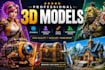 design 3d models for your game
