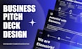 create business pitch deck presentation design