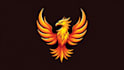 design an awesome flame phoenix mascot logo with express delivery