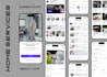 design home services and barber shop mobile apps