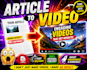 turn your script or article into video using stock footages