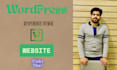 create a professional wordpress website using elementor and SEO optimization