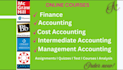 teach you accounting, management accounting and cost accounting class