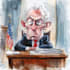 create a political cartoon art
