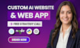 build ai website, ai web application, ai chatbot development