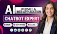 develop ai website, ai web application, ai chatbot as ai software developer