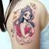 make comic cartoon anime tattoo design