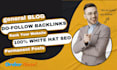 publish general guest posts with SEO backlinks