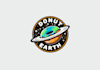 design whimsical donuts earth logo