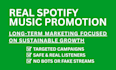 do spotify promotion to grow your audience with real listeners