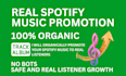 do spotify promotion to grow your audience with real listeners