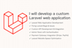 develop a custom laravel web application for your business