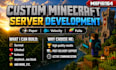 develope and setup professional minecraft server for you