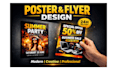 design premium brand posters and flyers designs
