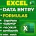 do data entry data cleaning excel formulas professionally