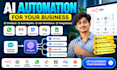 set up ai automation and automatic replies for your business