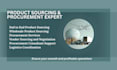 be your procurement specialist and product sourcing expert