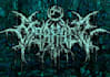 design death metal logo with texture and chrome effect