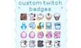 make you pixel art badges for twitch