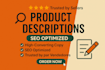 write SEO product descriptions for amazon