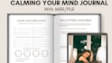 design custom fitness workout self care journal ebook mental wellness planner