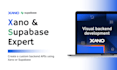 build web application using xano supabase weweb bubble