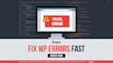 fix wordpress error, white screen, broken layout, 404 page issue, bad link