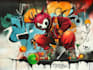 create a hand drawn graffiti and character design