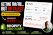 do shopify cro audit and conversion rate optimization to fix low sales