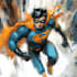 do superhero action comic