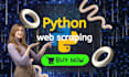 do website scraping using selenium, beautifulsoup by automated python scripts