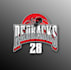 design inventive red backs basketball logo