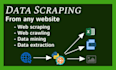 do python web scraping, data scraping, data extraction