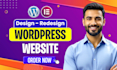 create wordpress website or develop custom wordpress for your business