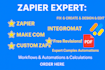 setup workflow on zap make integromat zapier api automations webhook integration