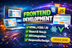 develop a fully responsive website as a frontend development