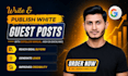 do permanent dofollow guest post backlinks on high organic traffic websites