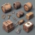 create 2d game assets and game icon