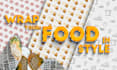 design custom seamless food wrapping paper patterns for your brand