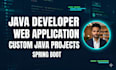develop a full stack java web application with spring boot and mysql