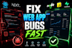 fix full stack javascript bugs react, node, nextjs, supabase within 24hours