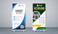 design roll up, retractable banner, pull up, roller banner, sign design