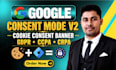 setup cookie consent v2, enable google consent mode v2, gdpr, ccpa via gtm