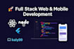 be your full stack web and mobile app developer