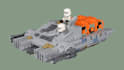 design lego moc with custom parts, instructions, and technic features