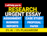 do case study, paper, assignment, research and summary, report