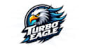 make eye catching turbo eagle mascot logo design in my style