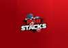 design poker player robs opponents chip stacks logo