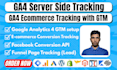 setup server side tracking and ecommerce tracking with ga4, GTM