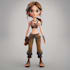 edit create rigging 3d character model mmd model,